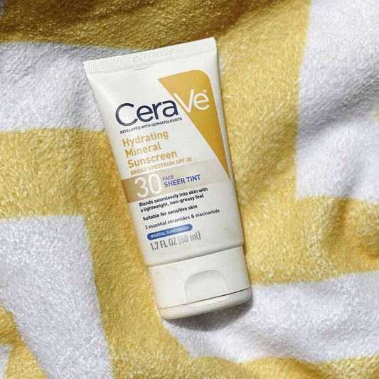 Tinted Ultra Hypoallergenic Sunscreen cerave Hydrating mineral sunscreen