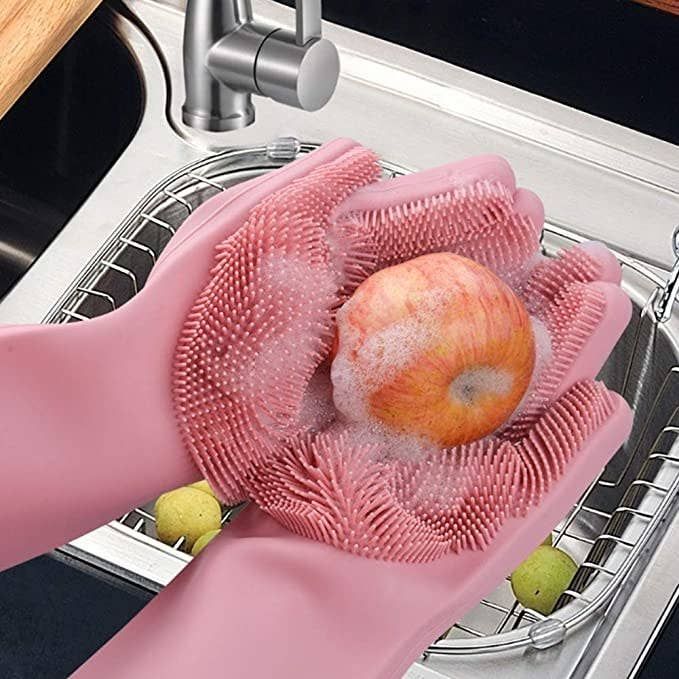 Silicon Dish and food washer Gloves
