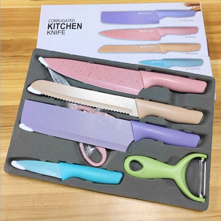 Colored Kitchen Knife Set for chefs