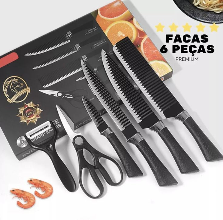 Black Premium Knife Set
