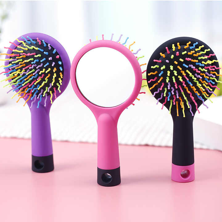 Hair brush with Mirror