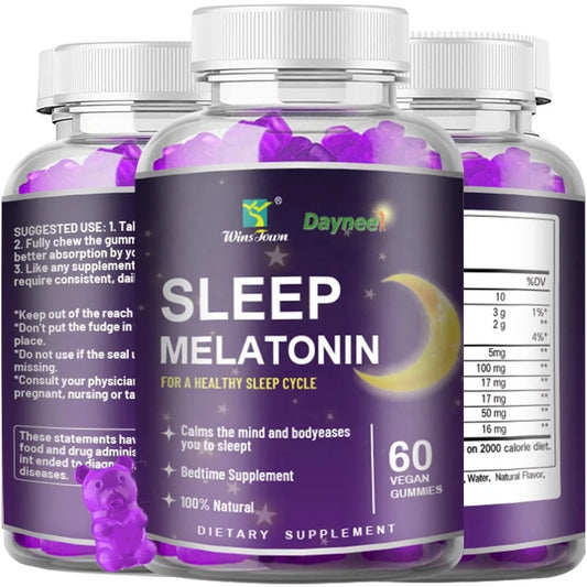 Sleep Melatonin Gummies with L-Theanine and
Ashwagandha