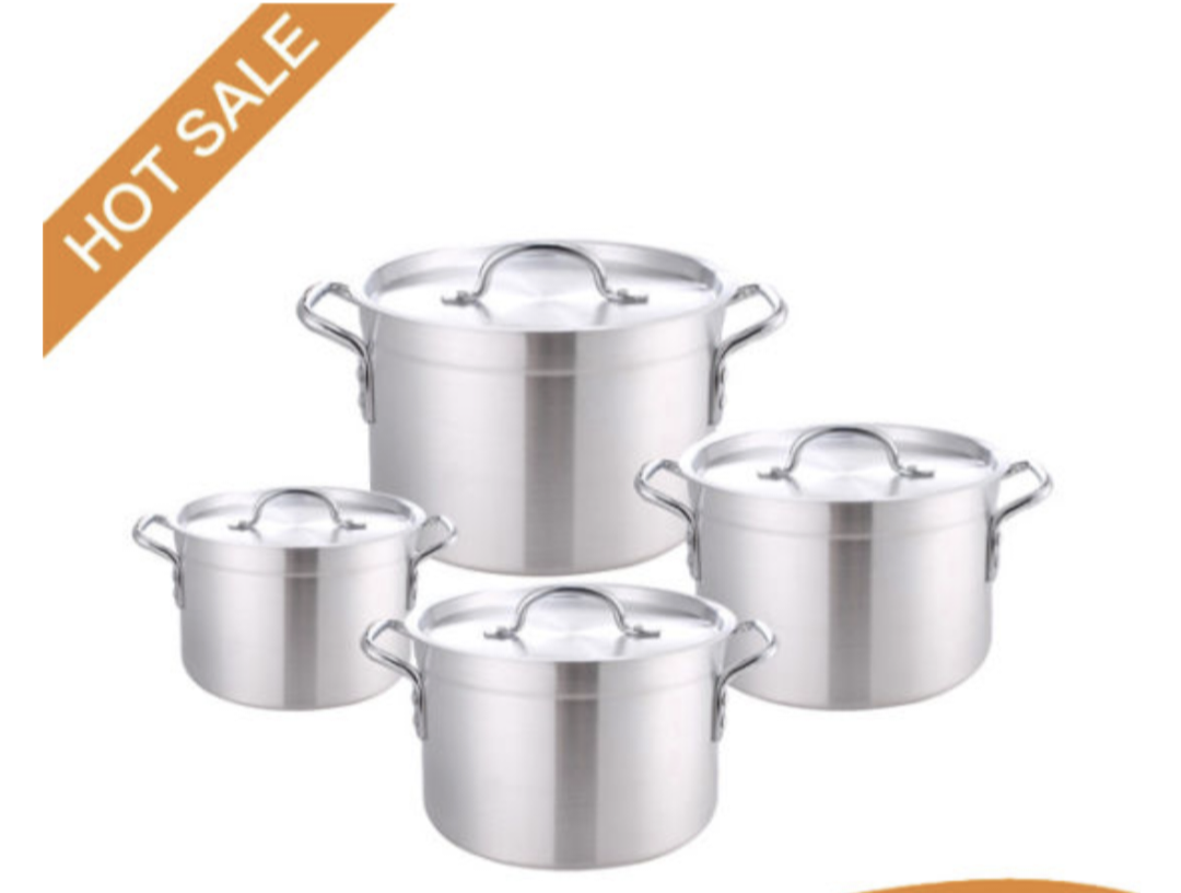 Sweet Sandra Heavy duty pot set (sizes 7/5/3/2liters pots + free frying pan)