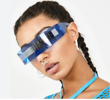 Thia punk futuristic sunglasses