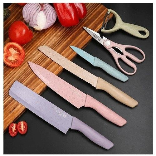 Colored Kitchen Knife Set for chefs