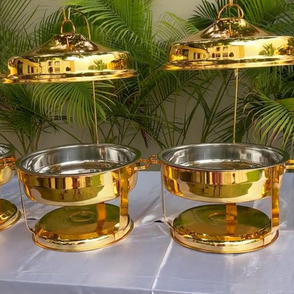 Gold chafing and buffet Dish   9.0Liter