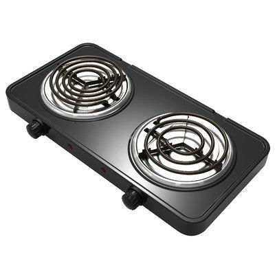 Double burner electric gas